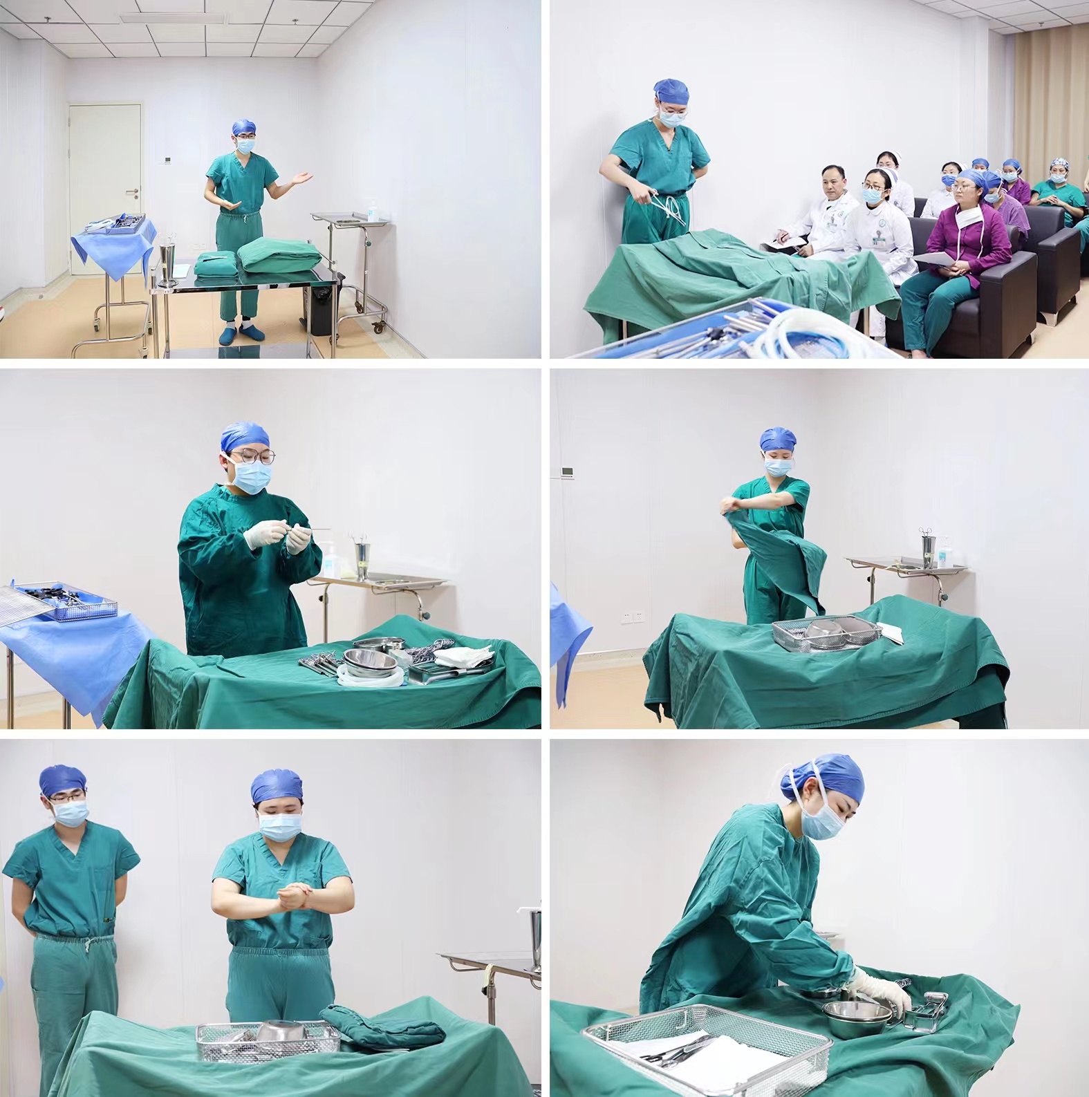 【以賽促學】宿遷市鐘吾醫院麻醉手術科舉辦腔鏡器械擺臺操作技能比賽(圖3) 【以賽促學】宿遷市鐘吾醫院麻醉手術科舉辦腔鏡器械擺臺操作技能比賽(圖3)